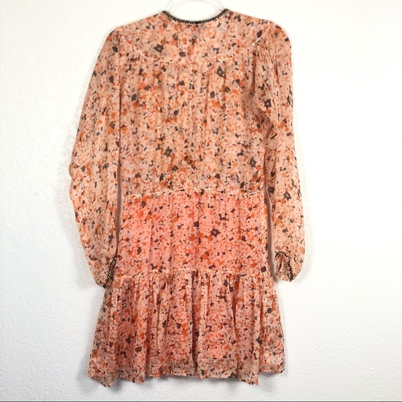 The Kooples Mimosa Silk Dress sz. XS - Picture 6 of 12